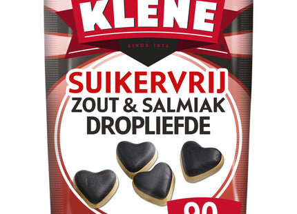 Klene Suikervrij zout & salmiak dropliefde