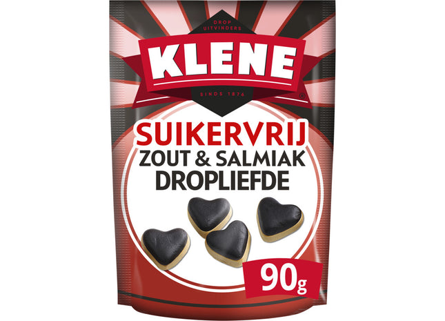 Klene Suikervrij zout & salmiak dropliefde