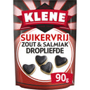 Klene Suikervrij zout & salmiak dropliefde