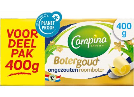 Campina Botergoud roomboter ongezouten voordeel