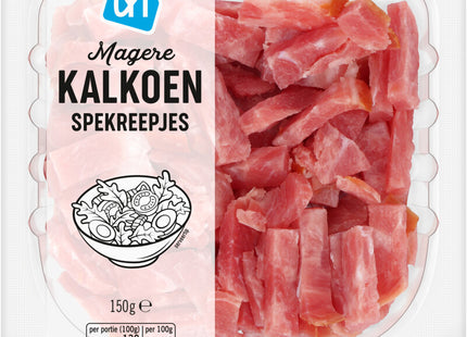 Magere spekreepjes kalkoen