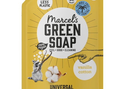 Marcel's Green Soap Wasmiddel vanilla & cotton navulling