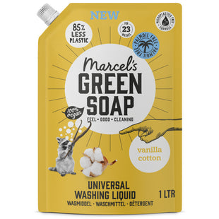 Marcel's Green Soap Wasmiddel vanilla & cotton navulling