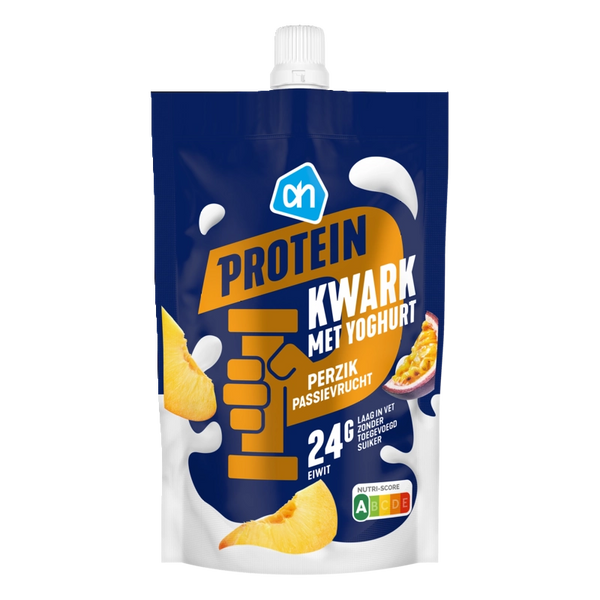 Protein kwark met yoghurt perzik passie