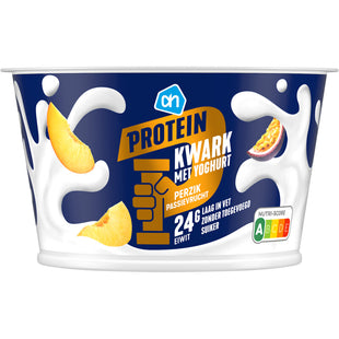 Protein kwark met yoghurt perzik passie