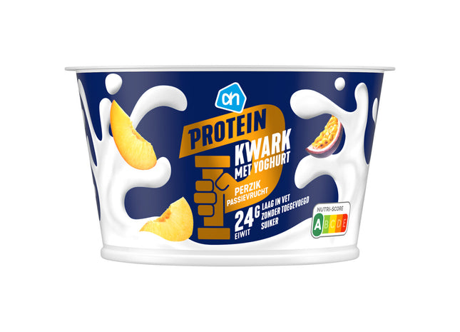 Protein kwark met yoghurt perzik passie