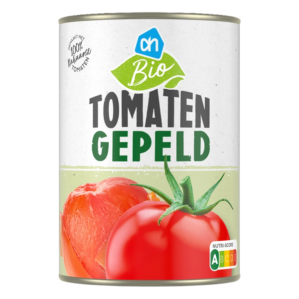 Biologisch Tomaten gepeld