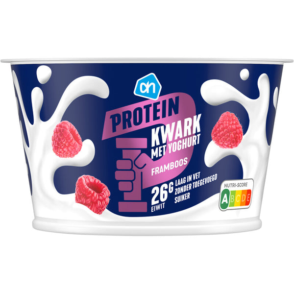 Proteinquark mit Himbeerjoghurt