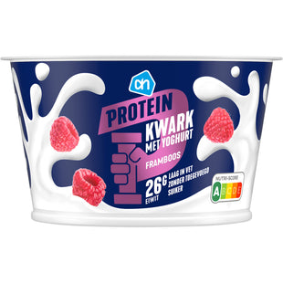 Protein kwark met yoghurt framboos