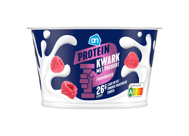 Protein kwark met yoghurt framboos