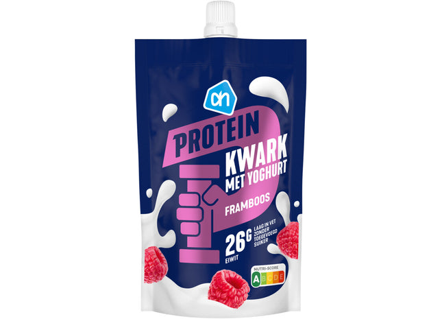 Protein kwark met yoghurt framboos