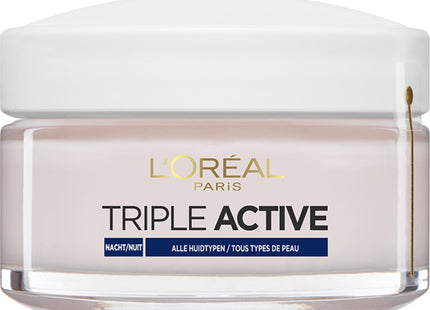 L'Oréal Triple active nachtcrème alle huidtypen