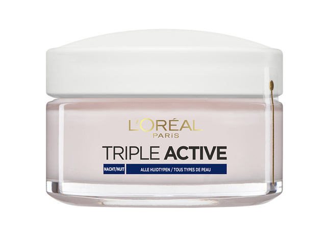 L'Oréal Triple active nachtcrème alle huidtypen