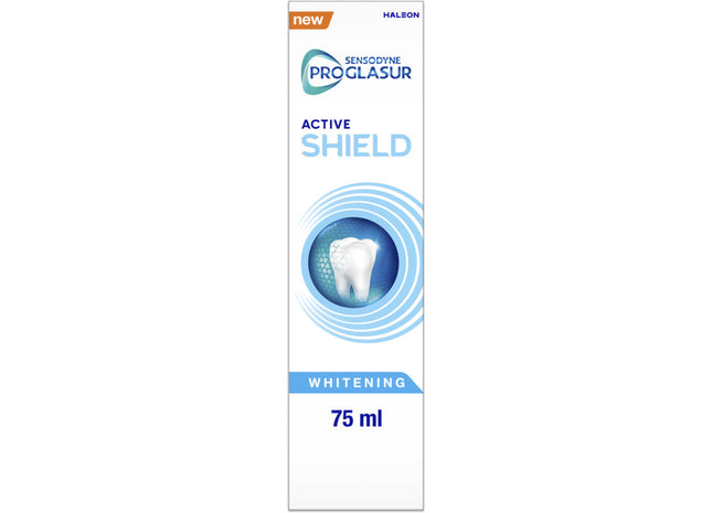 Sensodyne Proglasur Active Shield weiße Zahnpasta