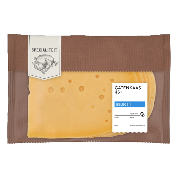Holes cheese matured 45+ slices