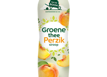 Van de Boom Green tea peach syrup