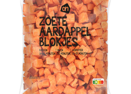 Zoete aardappelblokjes