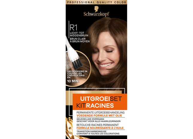 Schwarzkopf Root Set hellbraun bis mittelbraun
