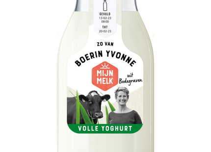 Mijn Melk Volle yoghurt boerin Yvonne