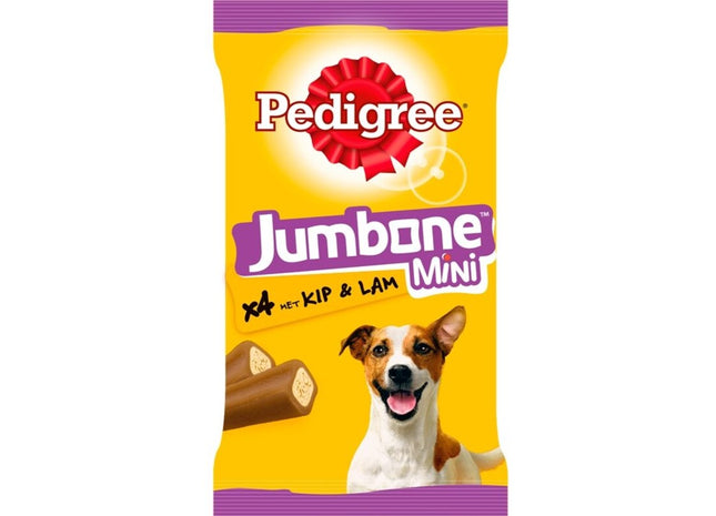 Pedigree Jumbone mini hondensnack kip en lam