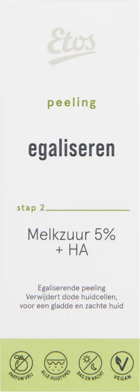 Etos Melkzuur 5% + HA peeling exfoliant