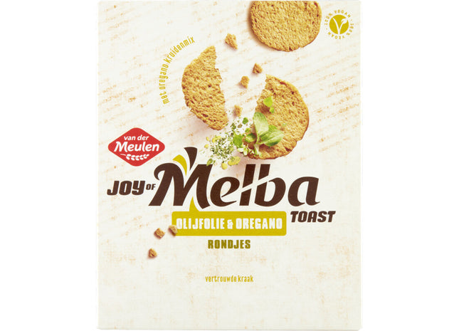 Van der Meulen Melbatoast olijfolie & oregano rondjes