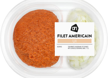 Filet americain met ui