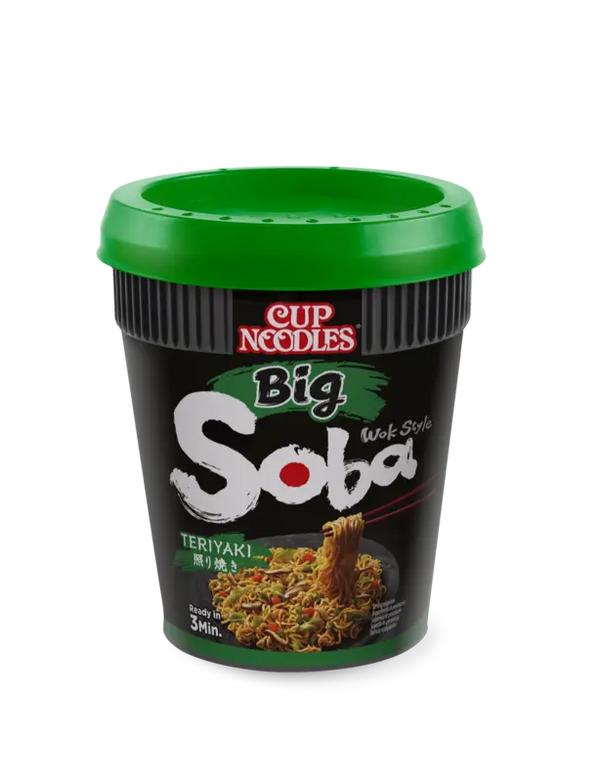 Nissin Soba big cup noodles teriyaki