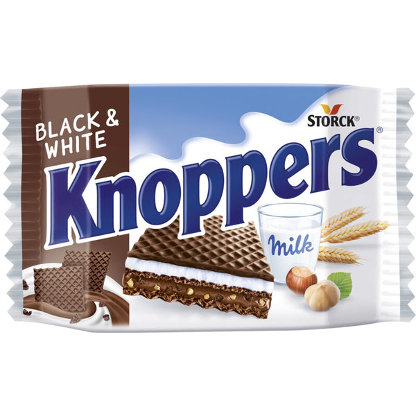 Knoppers Wafer black & white