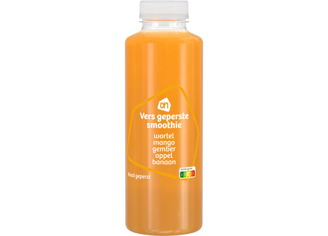 Verse smoothie wortel mango gember