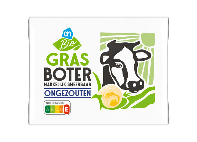 Biologisch Grasboter makkelijk smeerbaar ongezouten