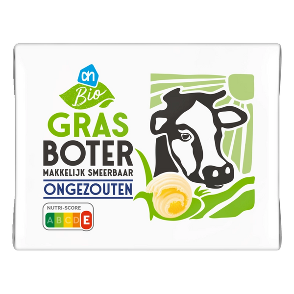 Organic grass butter easy to spread unsalted