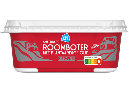 Mit Pflanzenöl gesalzene Butter