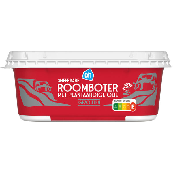 Raumbutter mit pflanzlichem Öl gesalzen