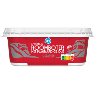 Mit Pflanzenöl gesalzene Butter