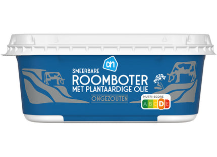 Roomboter met plantaardige olie ongezout