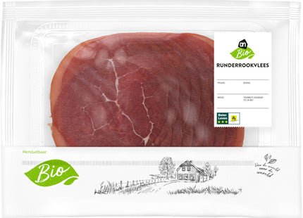 Bio-geräuchertes Rindfleisch
