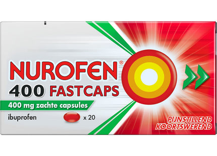 Nurofen Fastcaps 400mg zachte capsules
