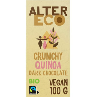 Alter Eco Crunchy Quinoa dunkle Schokolade vegan