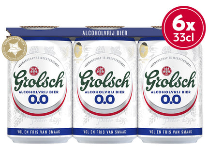 Grolsch Pilser alcoholvrij bier 0.0 6-pack