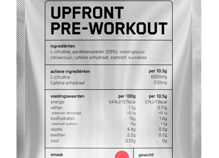 Upfront Pre-workout aardbei