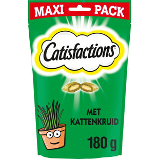 Catisfactions Kattensnack kattenkruid maxi pack