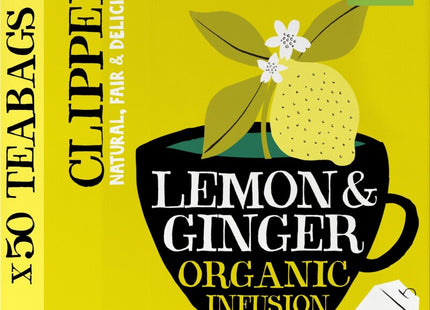 Clipper Lemon &amp; ginger organic infusion
