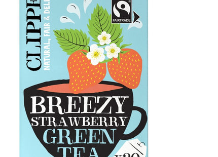 Clipper Breezy strawberry green tea