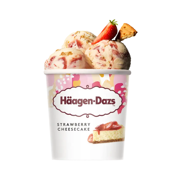 Häagen-Dazs Strawberry cheesecake ijs