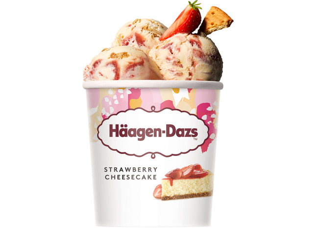 Häagen-Dazs Strawberry cheesecake ijs
