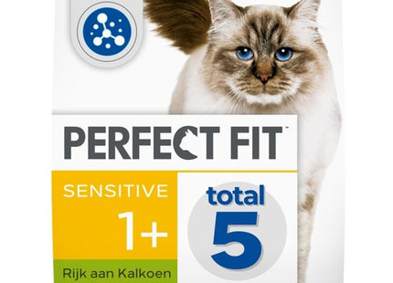 Perfect fit Kattenbrokken sensitive 1+ kalkoen
