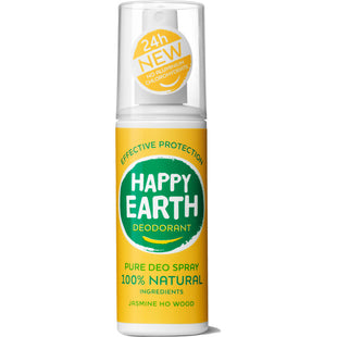 Happy Earth Deodorant Spray Jasmine Ho Wood