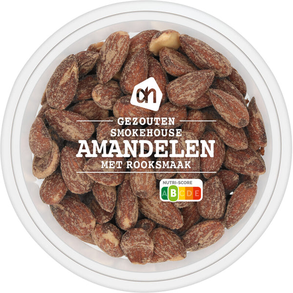 Amandelen met rooksmaak gezouten