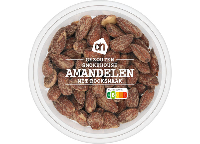 Amandelen met rooksmaak gezouten